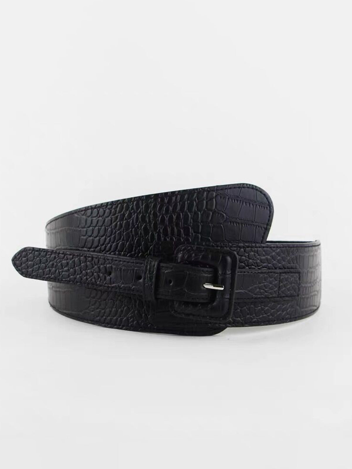 Snakeskin Leather Belt