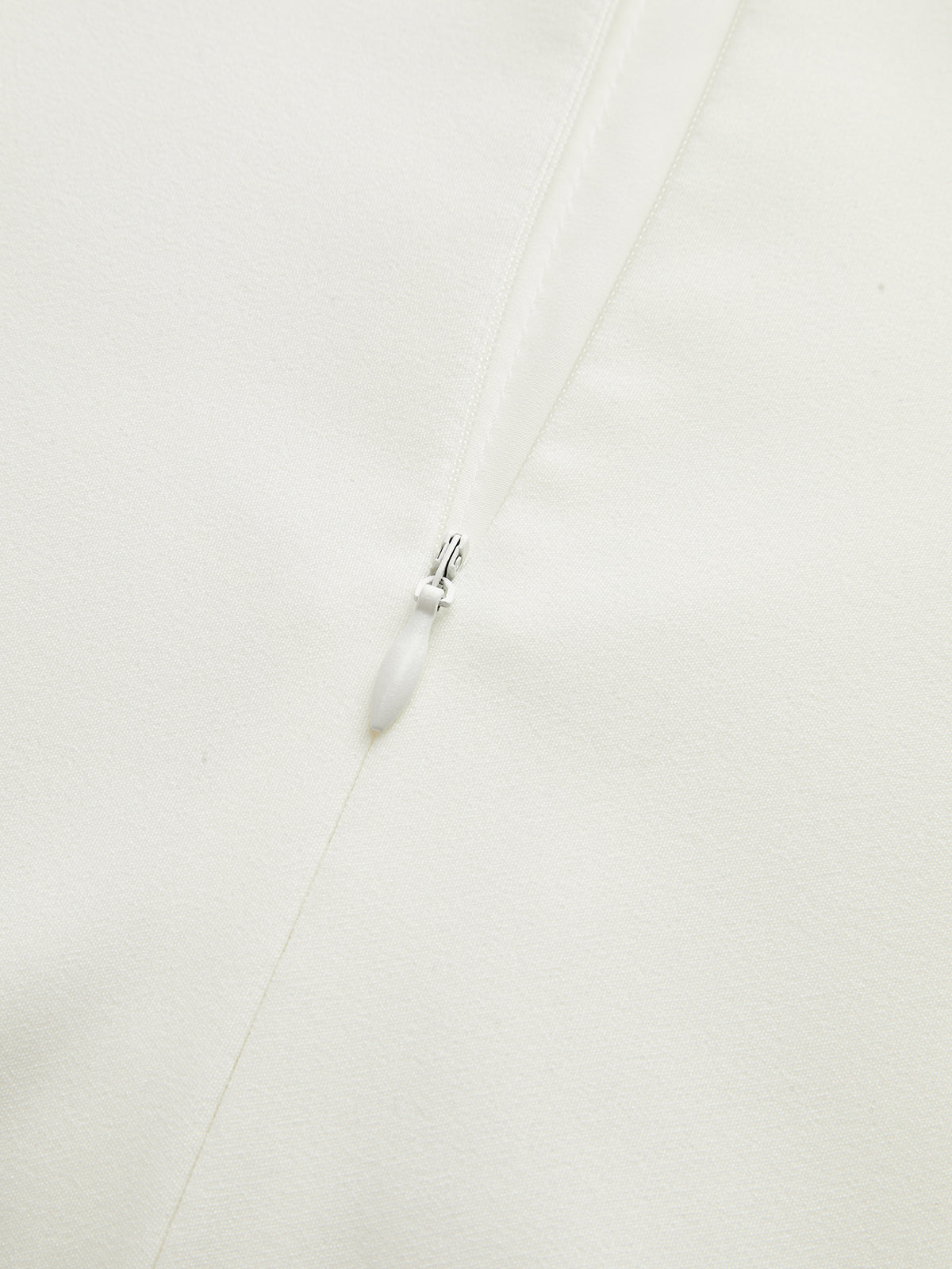 Pleated Hem Mock Neck Mini Dress