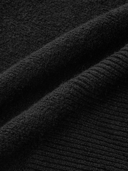 Horsebit Detail Long Sleeve Sweater