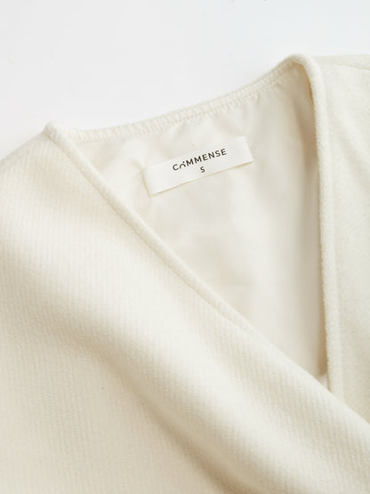 Knot-Front Wrap Cloak