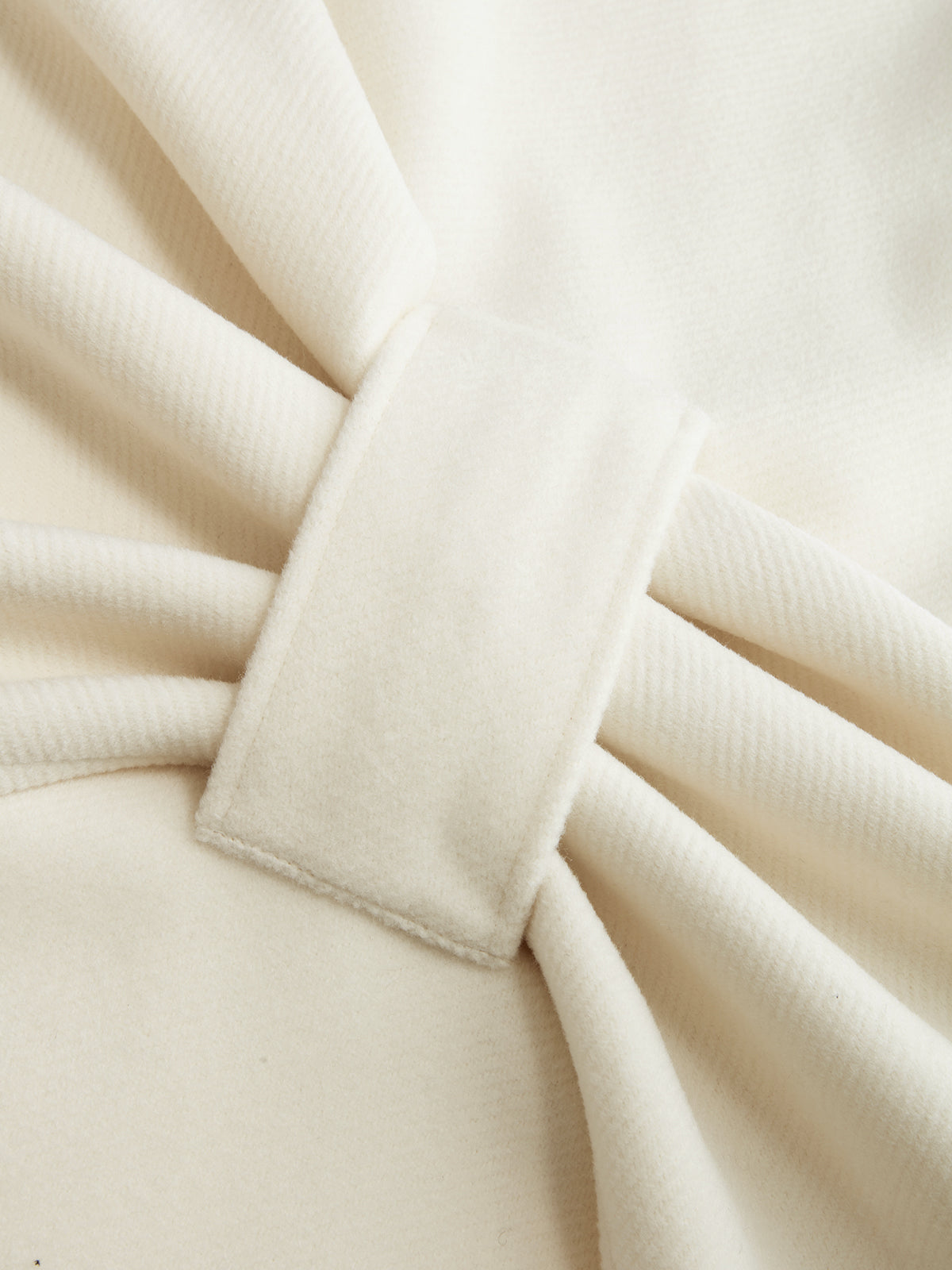 Knot-Front Wrap Cloak