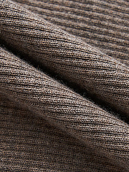 Wool-Blend Sequins Knit Top & Skirt Set